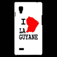Coque LG Optimus L9 I love Guyane 2