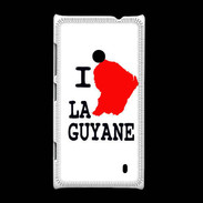Coque Nokia Lumia 520 I love Guyane 2