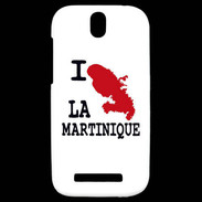 Coque HTC One SV I love La Martinique 2