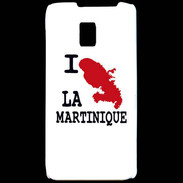Coque LG P990 I love La Martinique 2