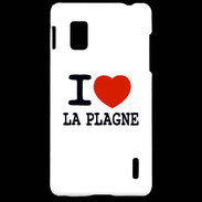 Coque LG Optimus G I love La Plagne