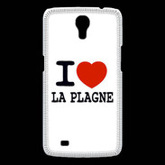Coque Samsung Galaxy Mega I love La Plagne
