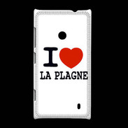 Coque Nokia Lumia 520 I love La Plagne