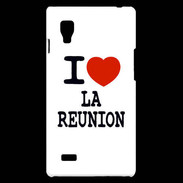 Coque LG Optimus L9 I love La Réunion