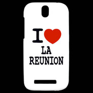 Coque HTC One SV I love La Réunion