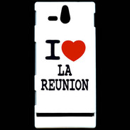 Coque Sony Xperia U I love La Réunion