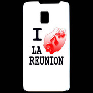 Coque LG P990 I love La Réunion 2