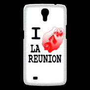 Coque Samsung Galaxy Mega I love La Réunion 2