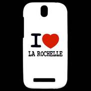 Coque HTC One SV I love La Rochelle