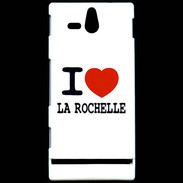 Coque Sony Xperia U I love La Rochelle