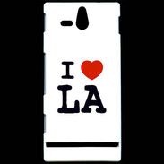 Coque Sony Xperia U I love L.A