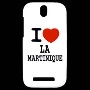 Coque HTC One SV I love La Martinique