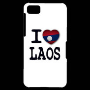 Coque Blackberry Z10 I love Laos 2