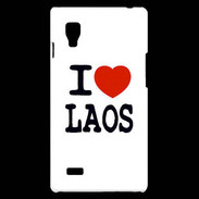 Coque LG Optimus L9 I love Laos