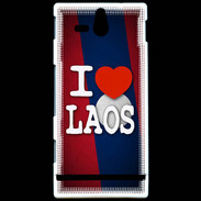 Coque Sony Xperia U I love Laos 3