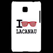 Coque LG Optimus L3 II I love Lacanau 2