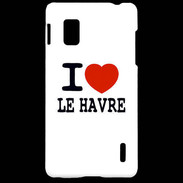 Coque LG Optimus G I love Le Havre