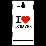 Coque Sony Xperia U I love Le Havre