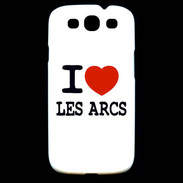 Coque Samsung Galaxy S3 I love Les Arcs