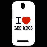 Coque HTC One SV I love Les Arcs