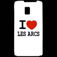 Coque LG P990 I love Les Arcs