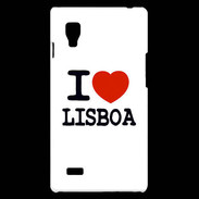 Coque LG Optimus L9 i love Lisboa