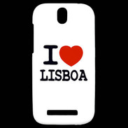 Coque HTC One SV i love Lisboa