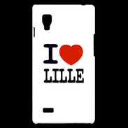 Coque LG Optimus L9 I love Lille