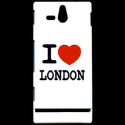 Coque Sony Xperia U I love London