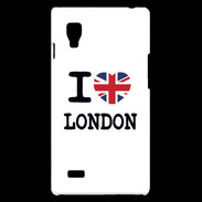 Coque LG Optimus L9 I love London 3