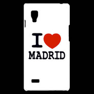 Coque LG Optimus L9 I love Madrid
