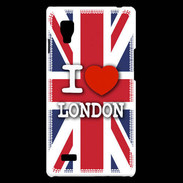 Coque LG Optimus L9 I love London 2