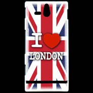 Coque Sony Xperia U I love London 2