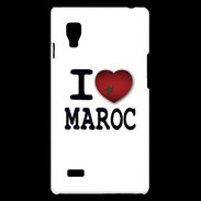 Coque LG Optimus L9 I love Maroc 2