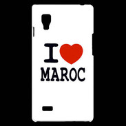 Coque LG Optimus L9 I love Maroc
