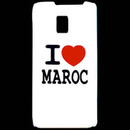 Coque LG P990 I love Maroc