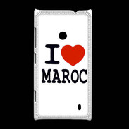 Coque Nokia Lumia 520 I love Maroc