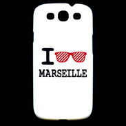 Coque Samsung Galaxy S3 I love Marseille 2