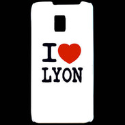 Coque LG P990 I love Lyon
