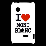 Coque Sony Xperia Typo I love Mont Blanc