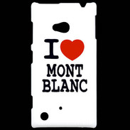 Coque Nokia Lumia 720 I love Mont Blanc