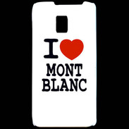 Coque LG P990 I love Mont Blanc