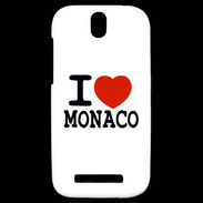 Coque HTC One SV I love Monaco