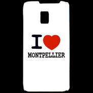 Coque LG P990 I love Montpellier