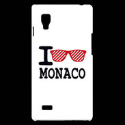 Coque LG Optimus L9 I love Monaco 2