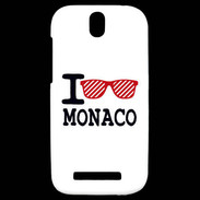 Coque HTC One SV I love Monaco 2