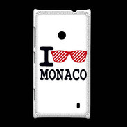 Coque Nokia Lumia 520 I love Monaco 2