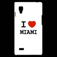 Coque LG Optimus L9 I love Miami