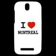 Coque HTC One SV I love Montreal