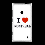 Coque Nokia Lumia 520 I love Montreal